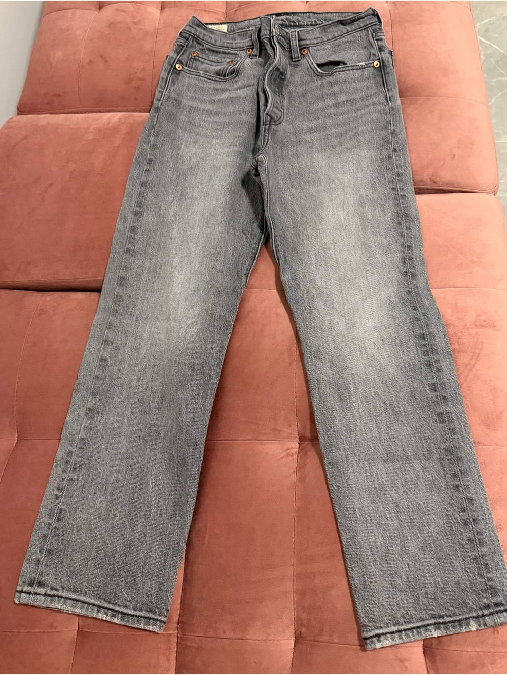 Levi’s 501 Original Straight Jeans Washed Grey